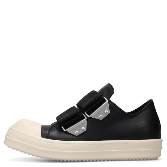 LOW STRAP SNEAKS / 911:BLACK/MILK/MILK