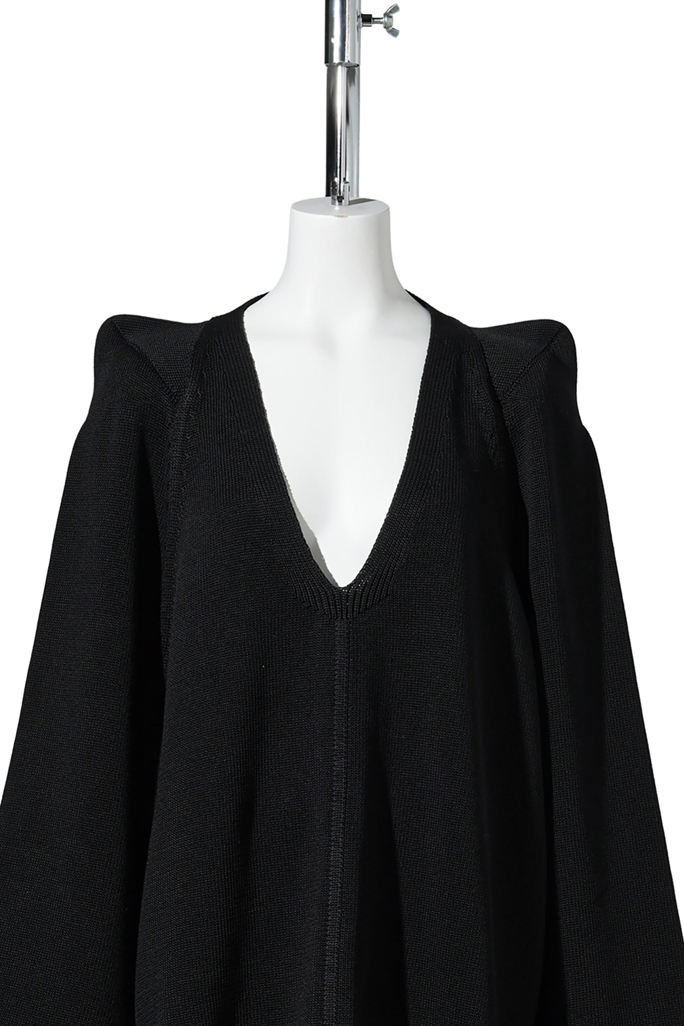 W CON V TOP / 009:BLACK