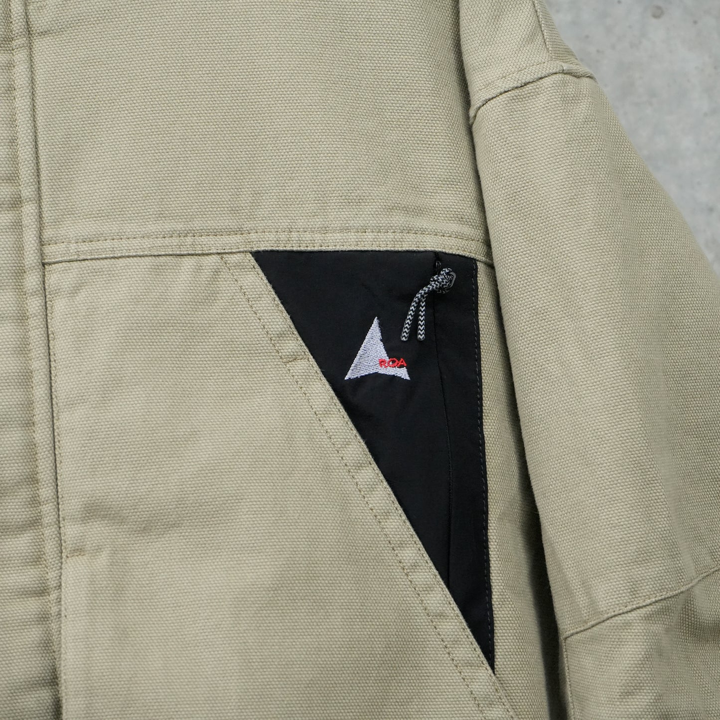 CANVAS COTTON JACKET / TAUPE