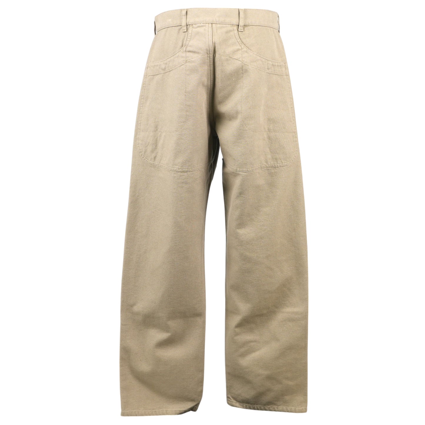 CANVAS COTTON TROUSER / TAUPE