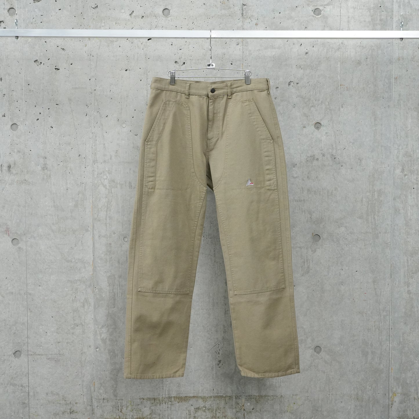 CANVAS COTTON TROUSER / TAUPE