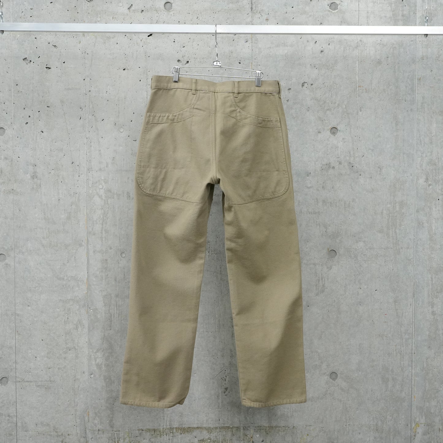 CANVAS COTTON TROUSER / TAUPE