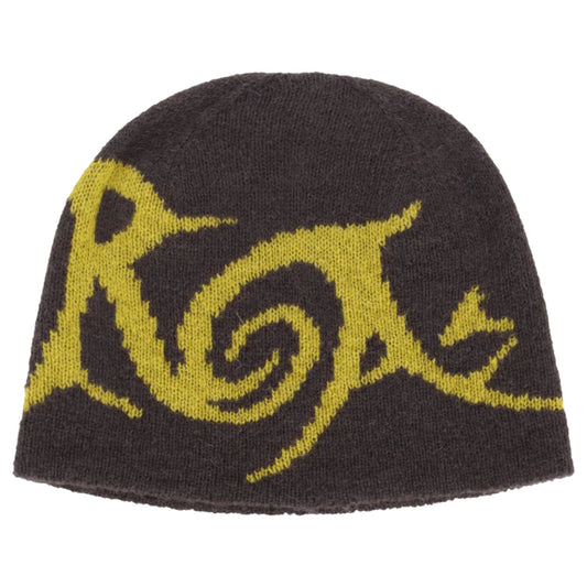 GRAPHIC BEANIE / BROWN YELLOW