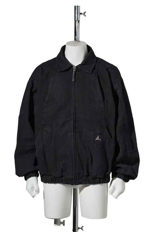 ASH CANVAS JACKET / WASHED BLACK