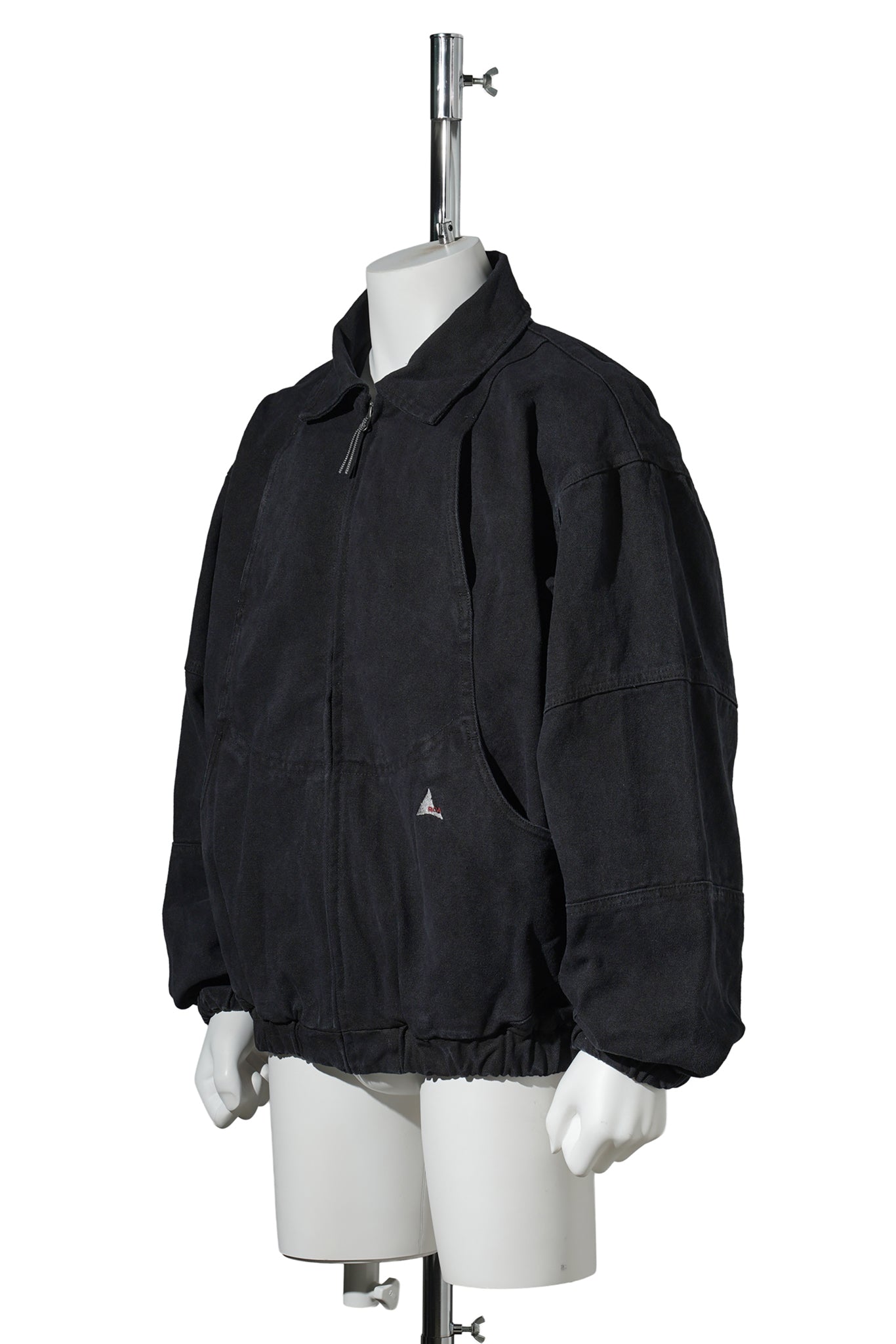 ASH CANVAS JACKET / WASHED BLACK