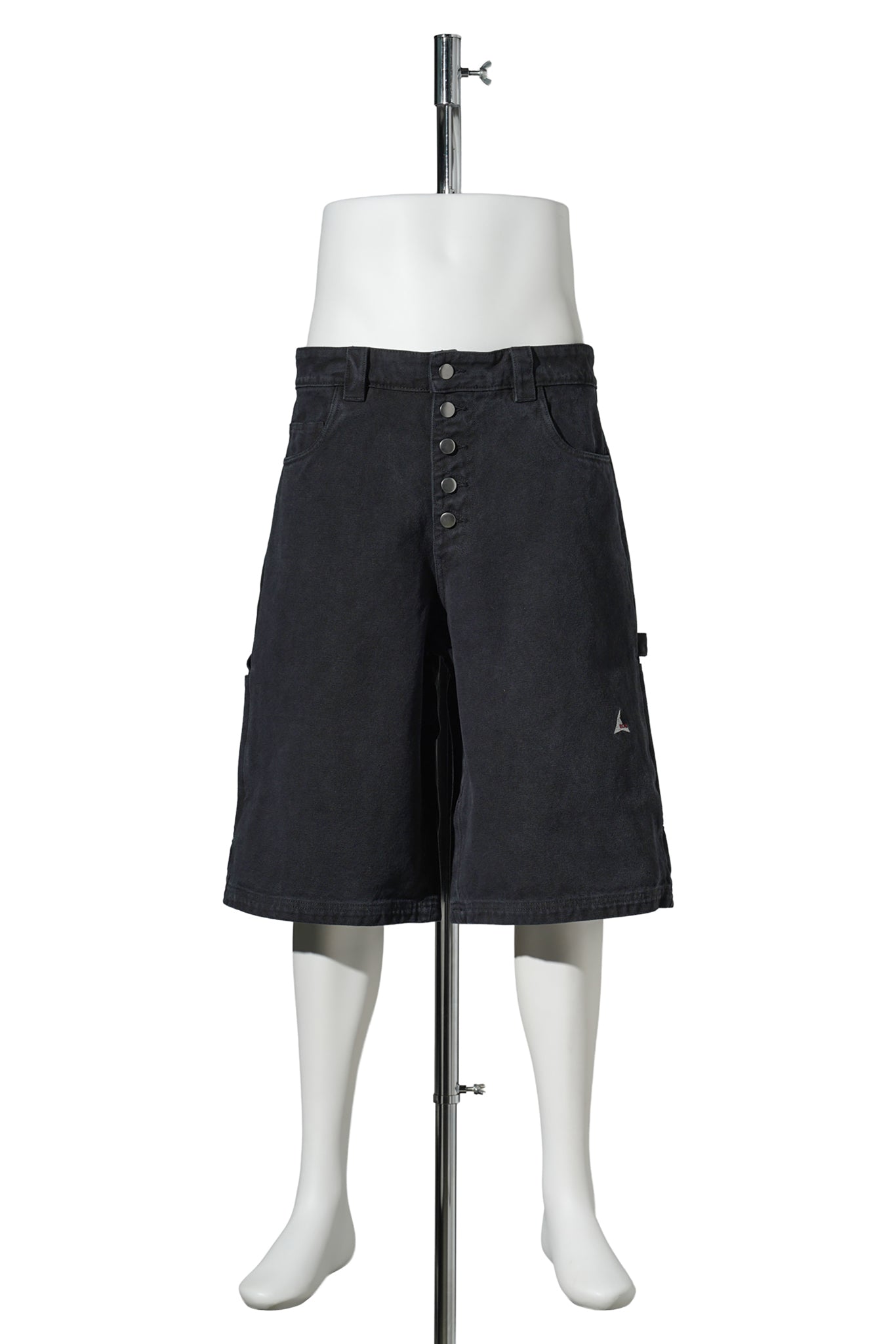 ASH CANVAS SHORTS / WASHED BLACK