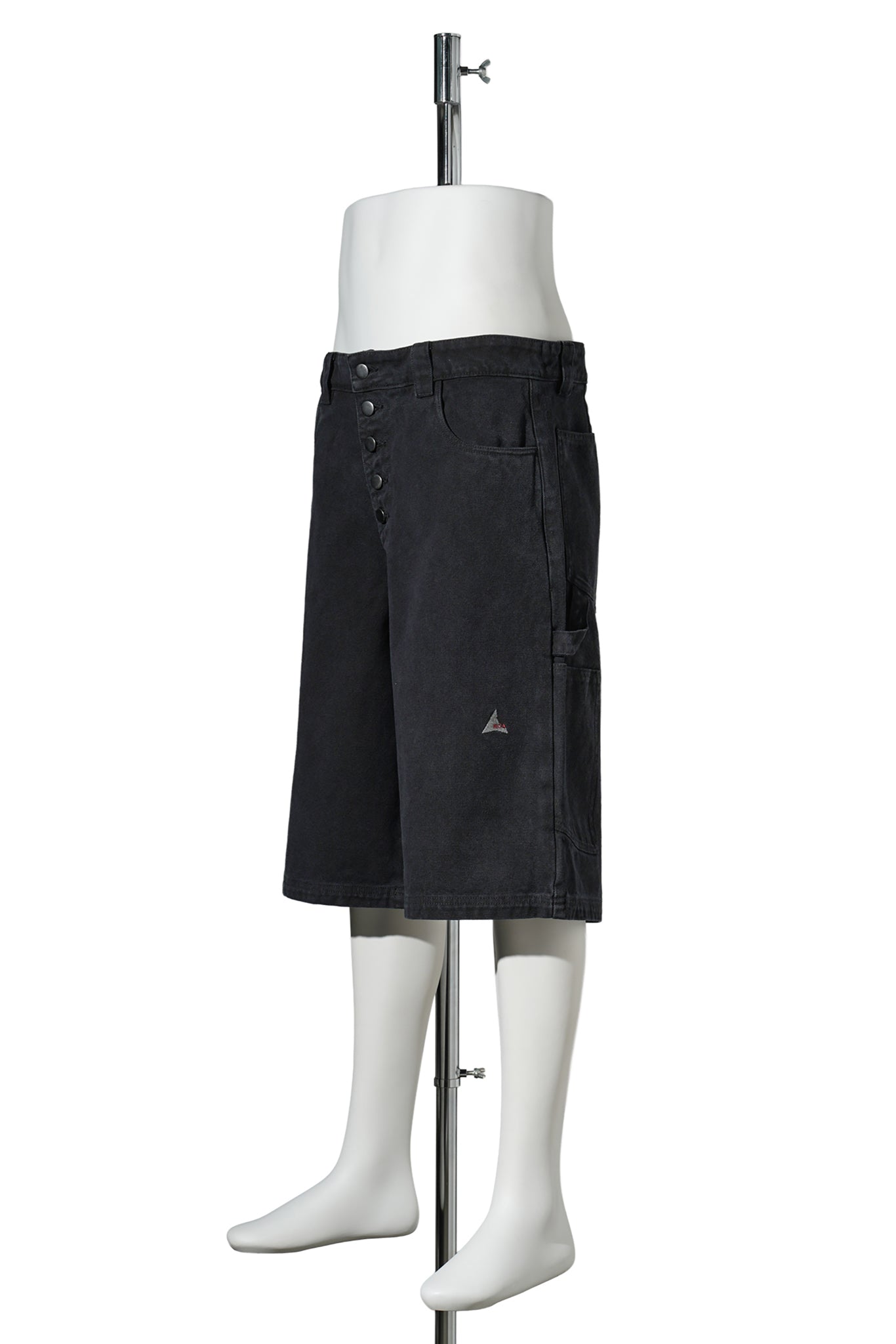 ASH CANVAS SHORTS / WASHED BLACK