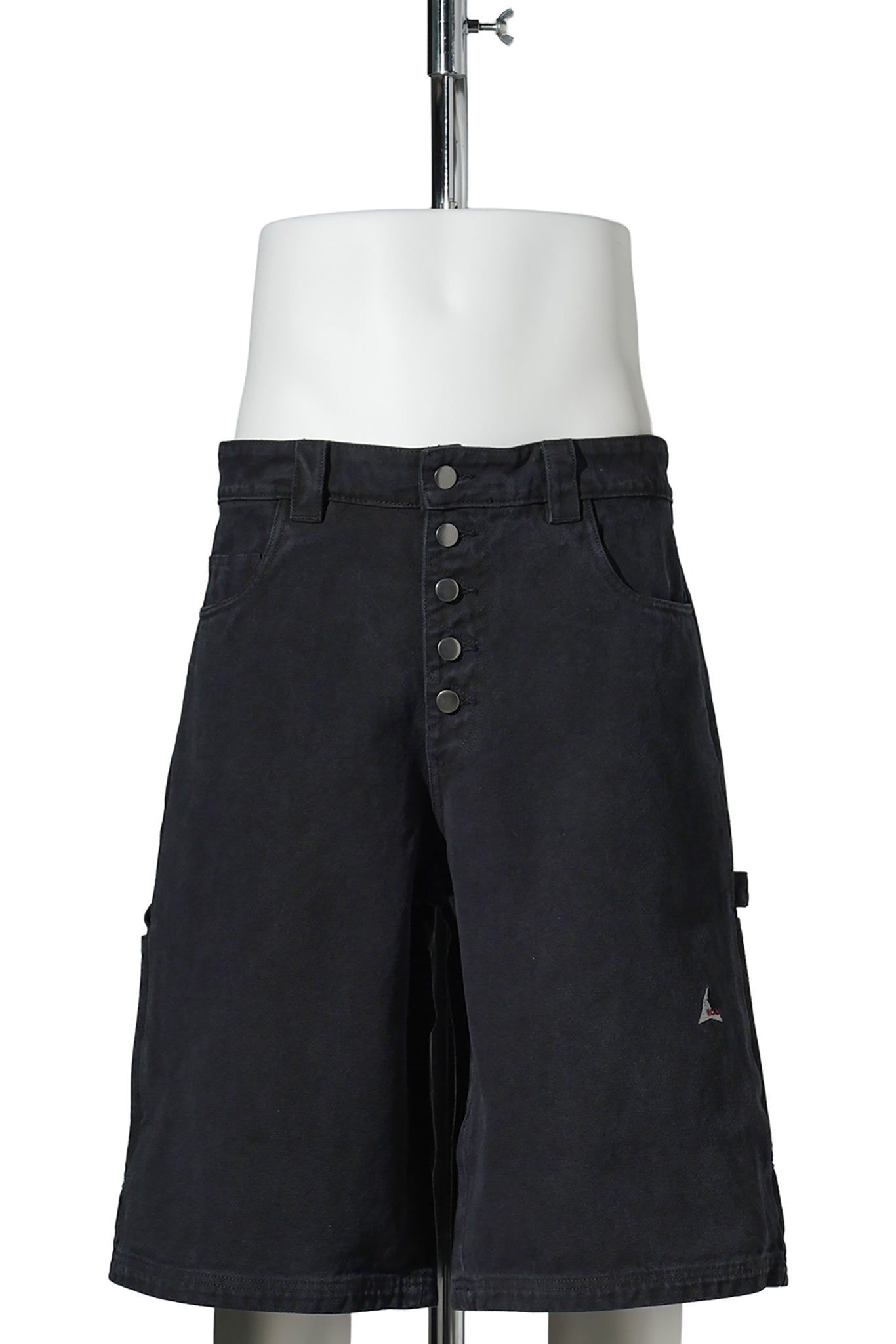 ASH CANVAS SHORTS / WASHED BLACK