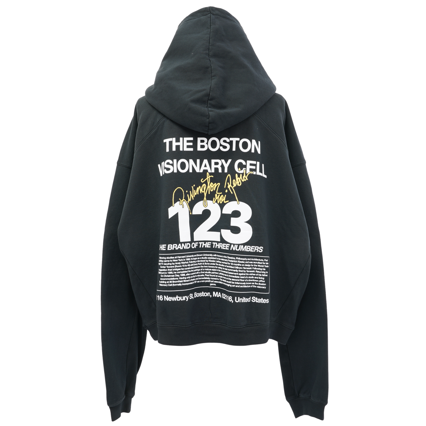 BOSTON VISIONARY CELL HOODIE / VINTAGE BLACK