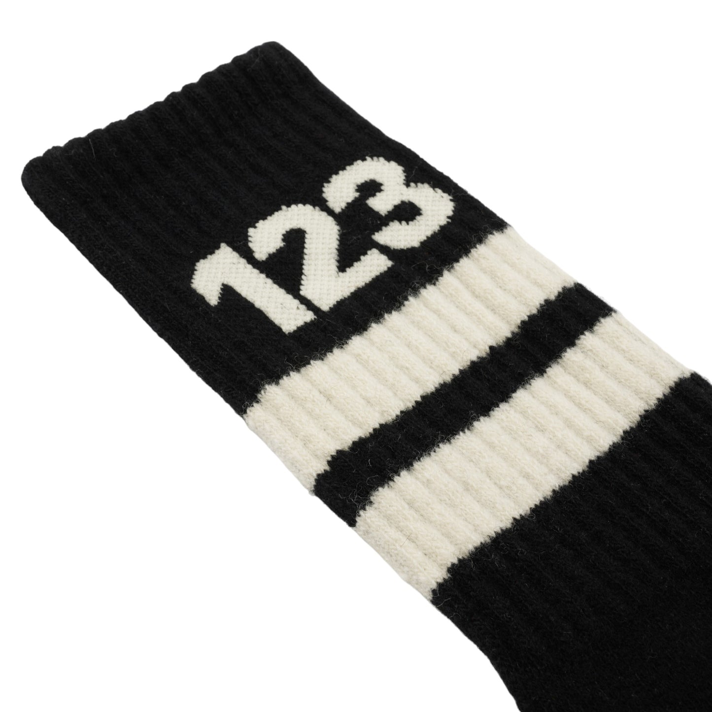 123 SOCKS / BLACK/WHITE