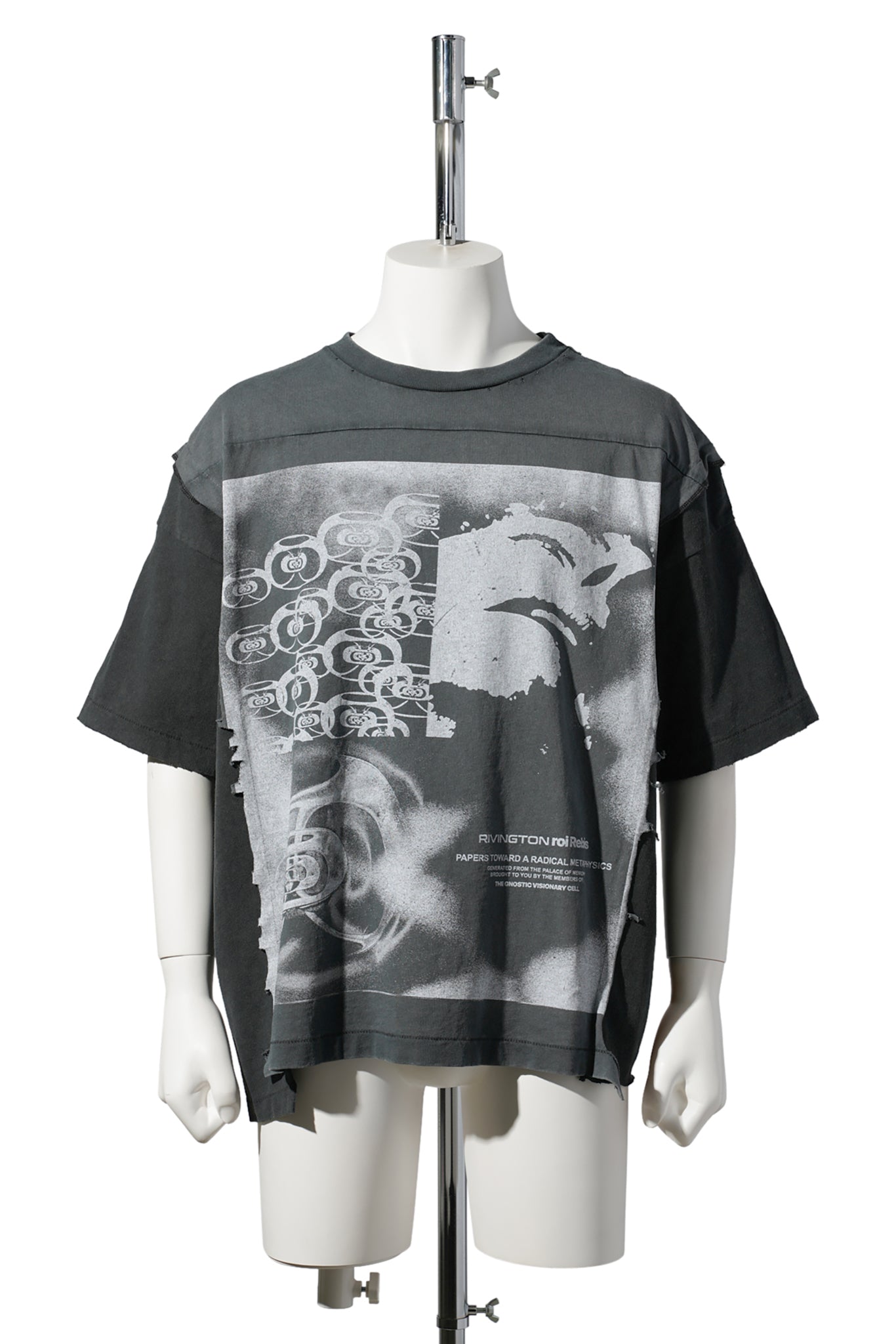META QUAD TEE / FADED BLACK