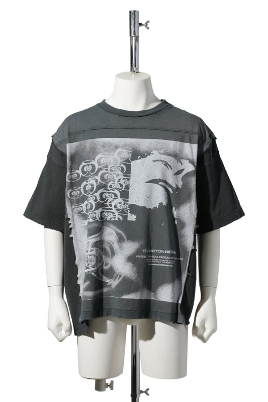 META QUAD TEE / FADED BLACK