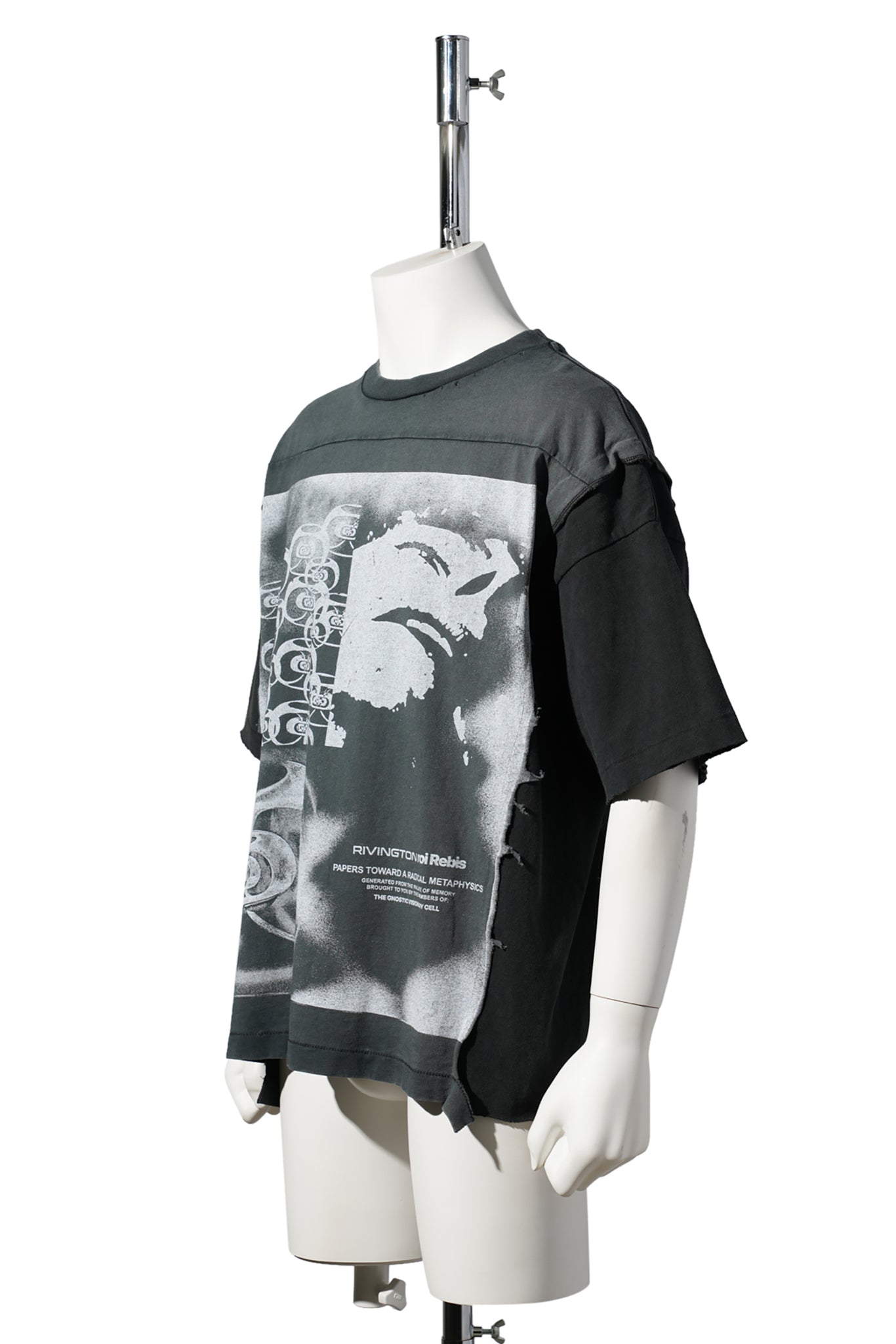 META QUAD TEE / FADED BLACK
