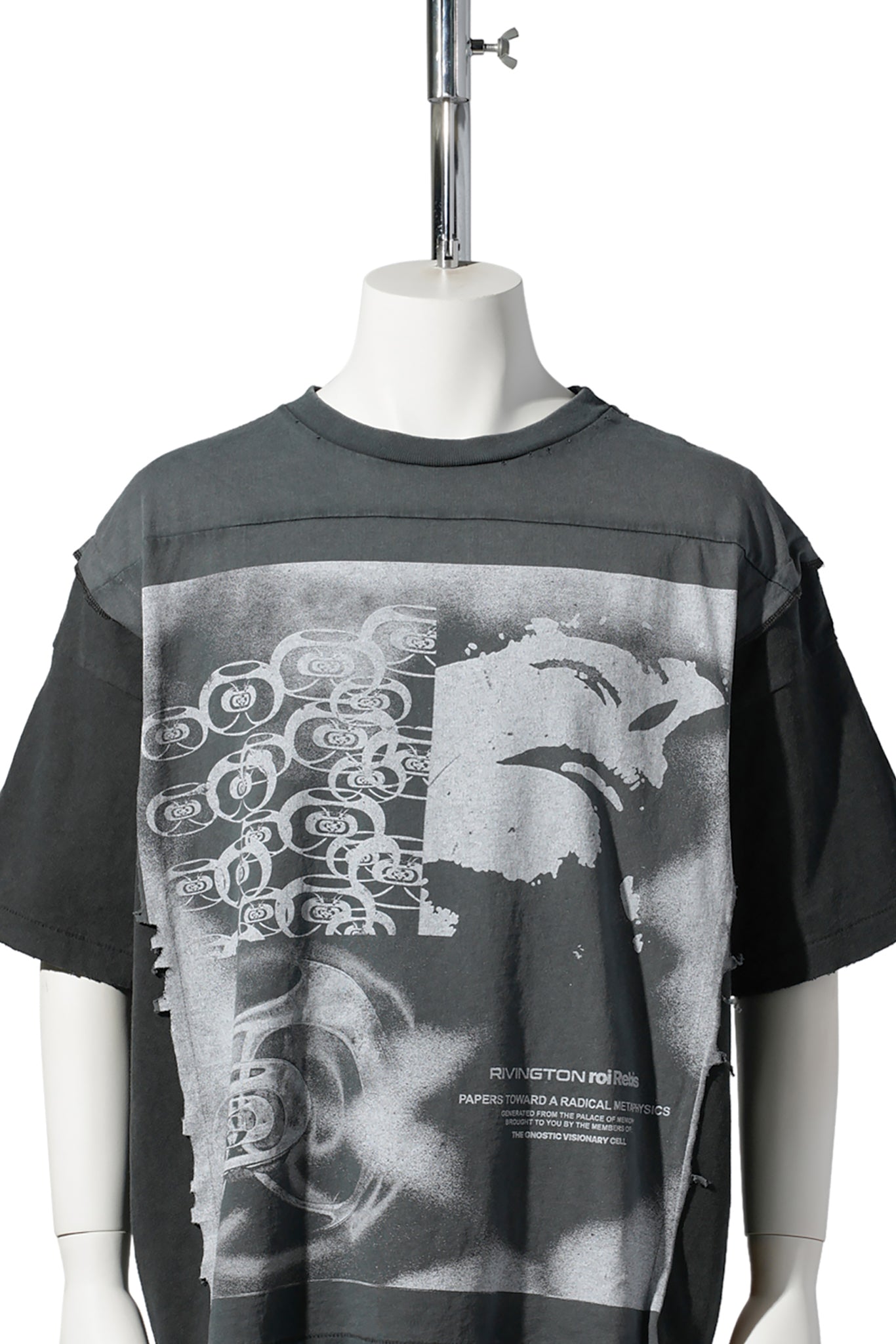 META QUAD TEE / FADED BLACK