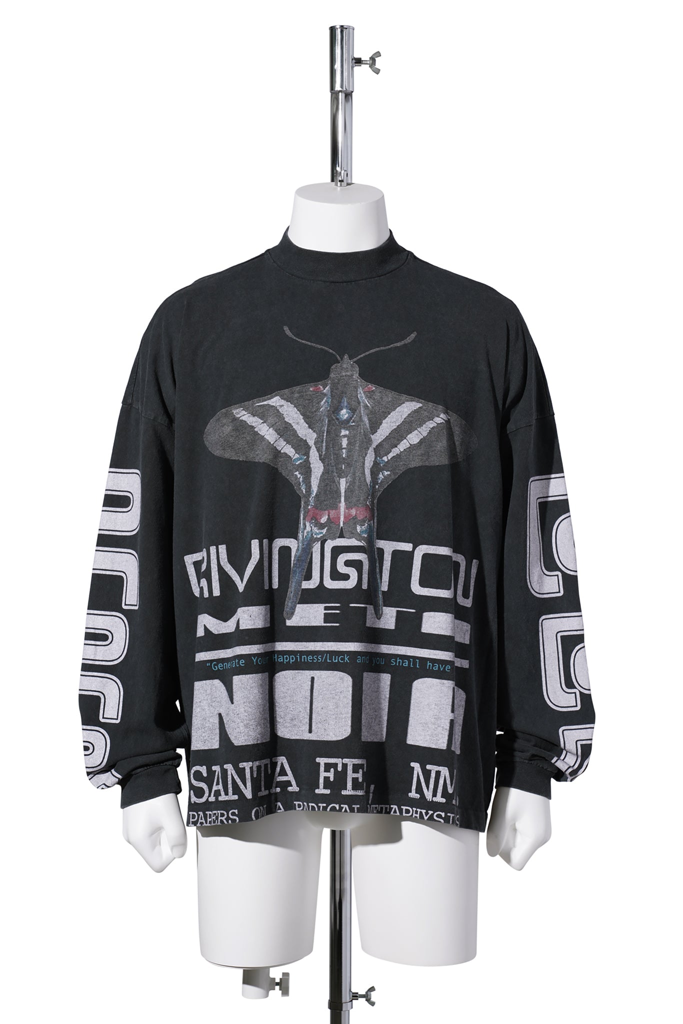 ULTRA METAMOTH VINTAGE LS TEE / VINTAGE BLACK