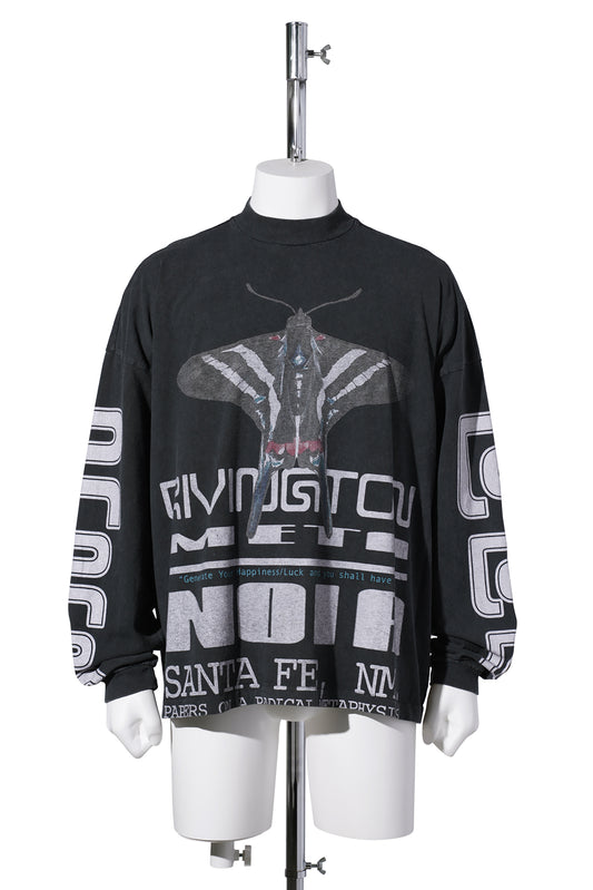 ULTRA METAMOTH VINTAGE LS TEE / VINTAGE BLACK