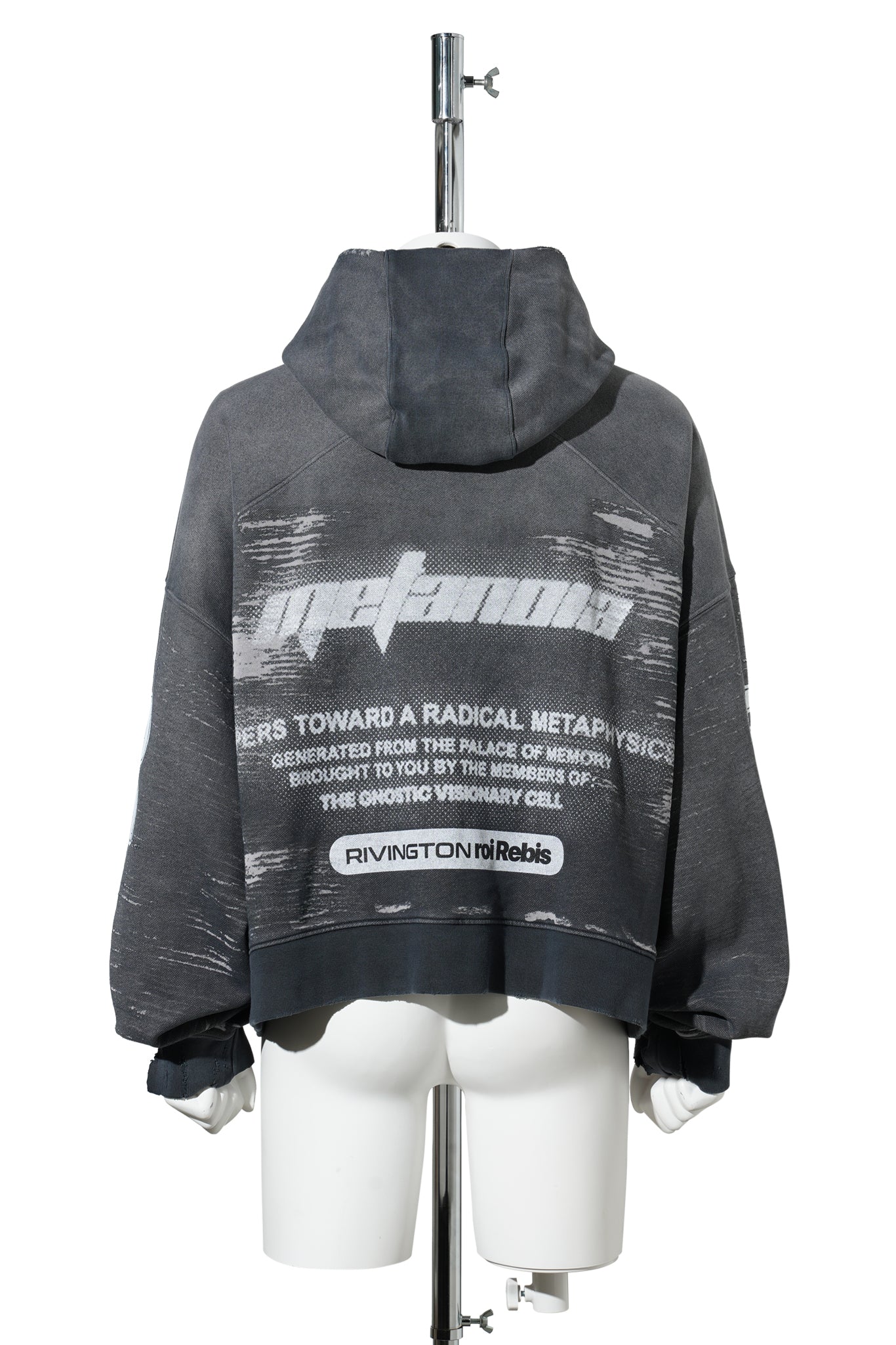 RADICAL ALMA CVA ZIP HOODIE / BLACK