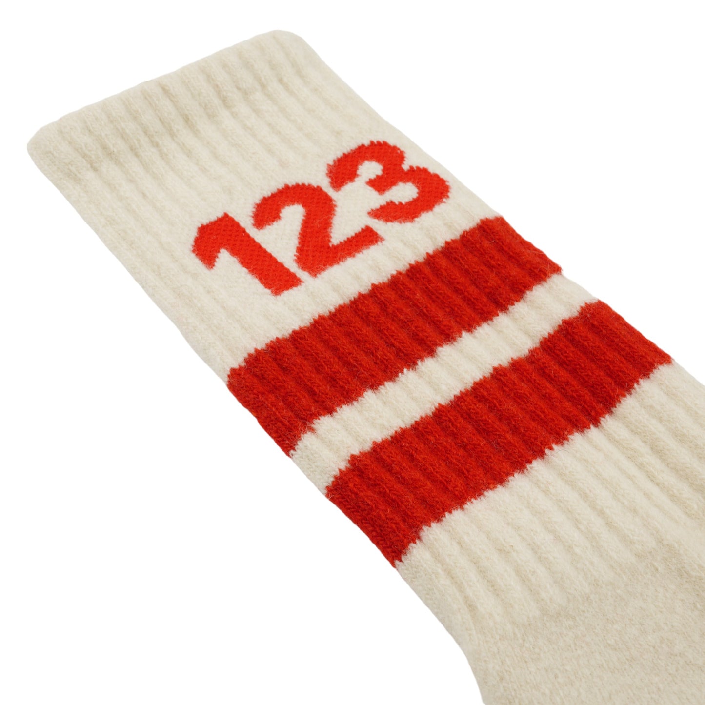 123 SOCKS / VINTAGE WHITE/RED