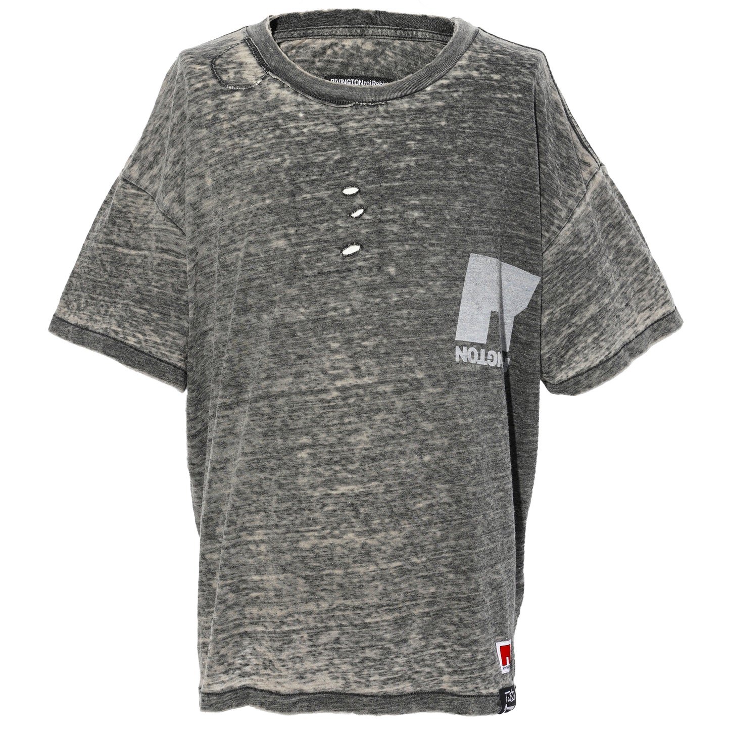 NATURE OF MAN TEE / WELDER BLACK BURNOUT