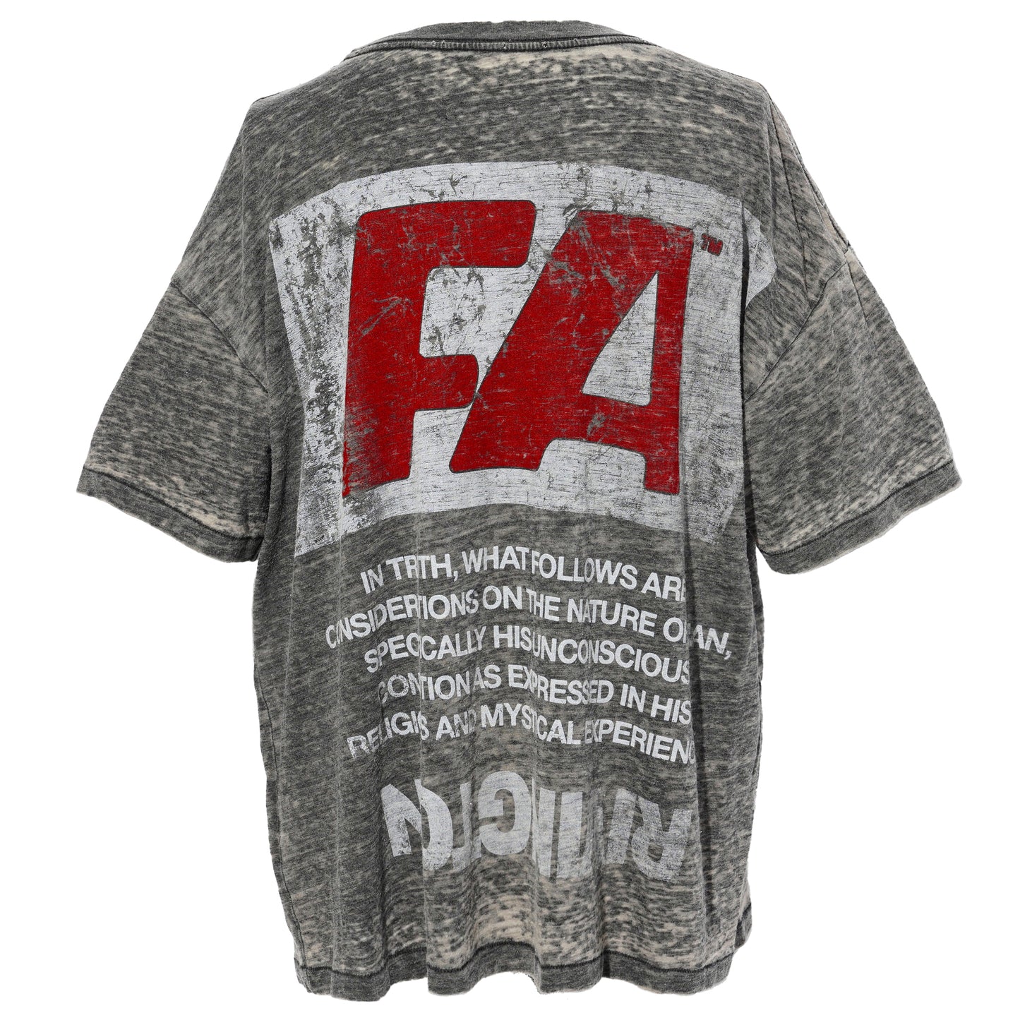 NATURE OF MAN TEE / WELDER BLACK BURNOUT