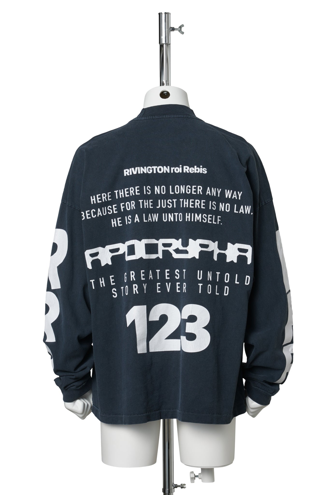 THE ANTI-BODY VINTAGE LS TEE / BLACK