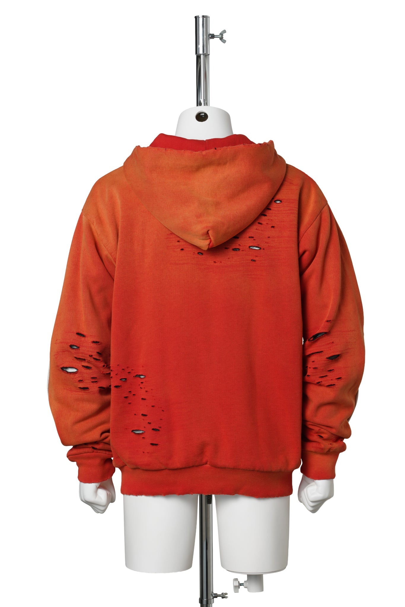 APOCRYPHA PIOUS ZIP HOODIE / ORANGE
