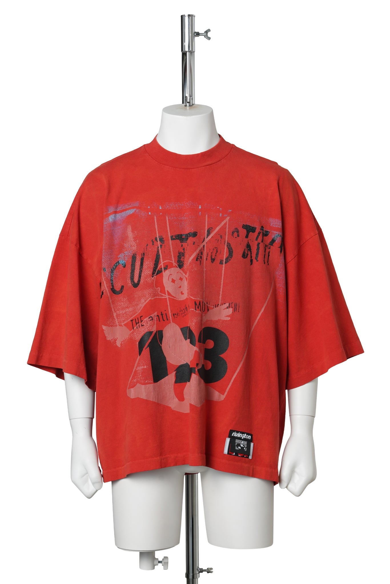 LEFT OUT VINTAGE TEE / RED