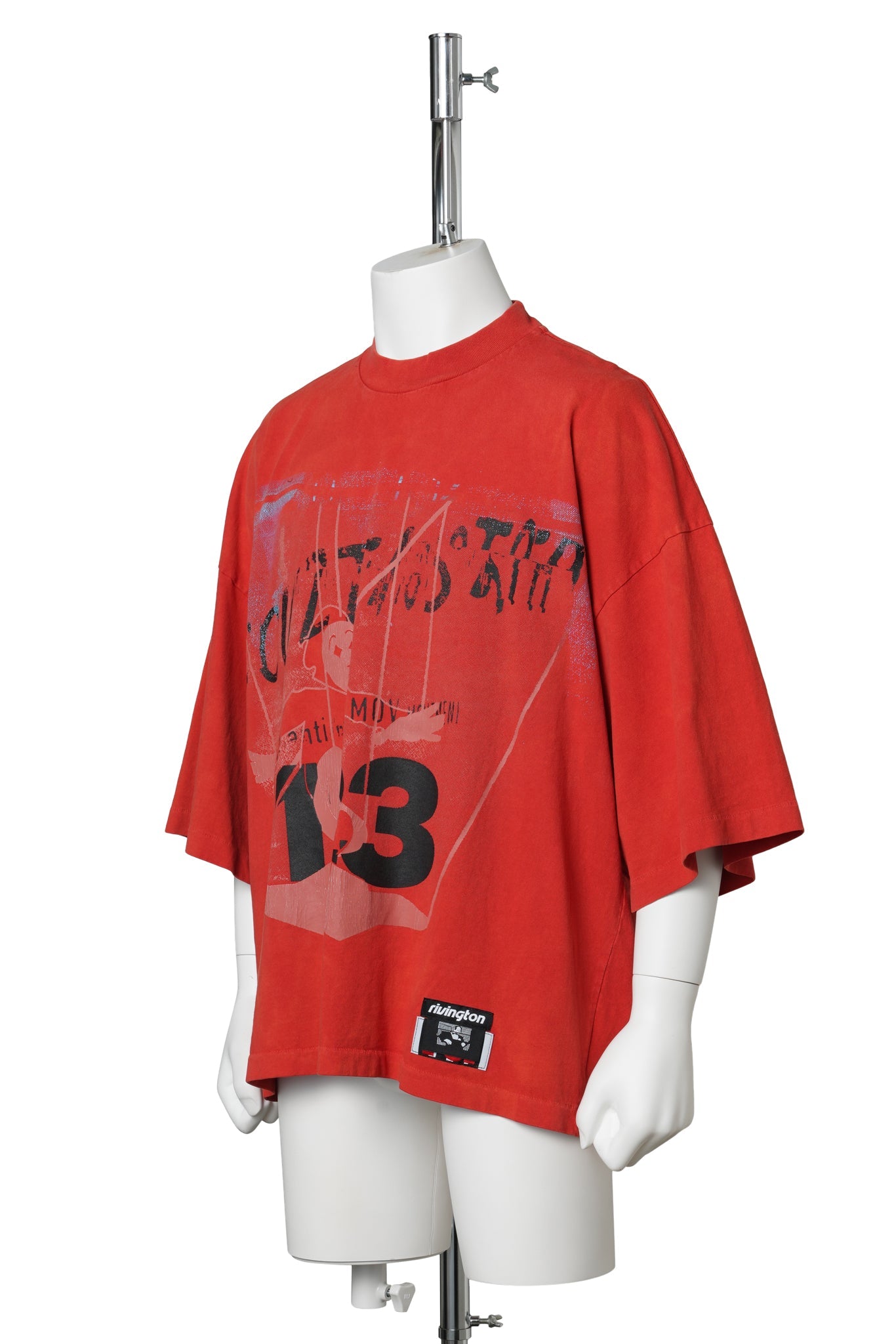 LEFT OUT VINTAGE TEE / RED