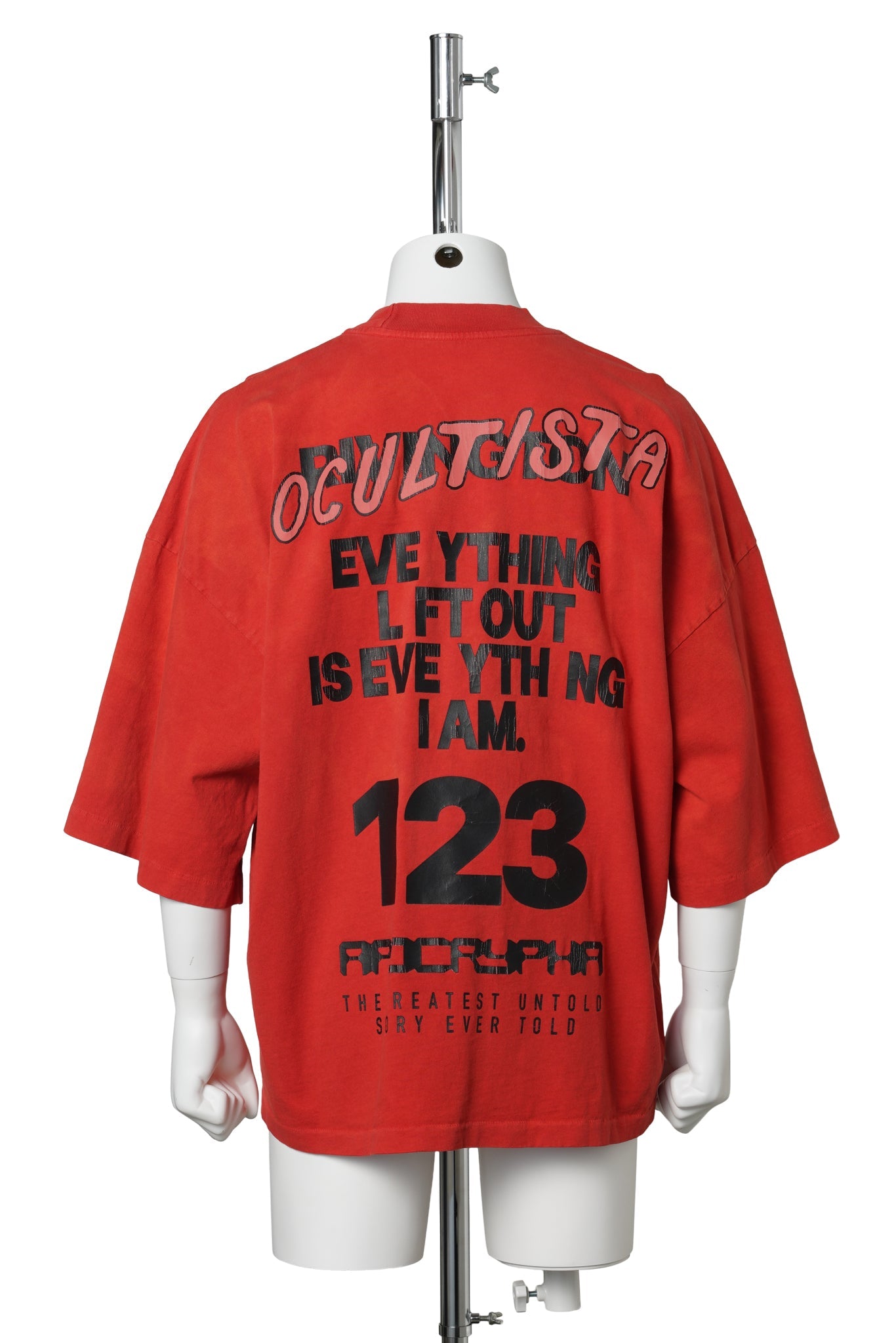 LEFT OUT VINTAGE TEE / RED