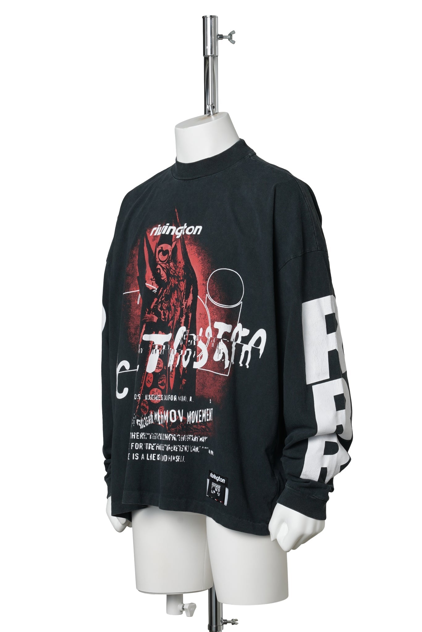 OCCULTISTA VINTAGE LS TEE / VINTAGE BLACK