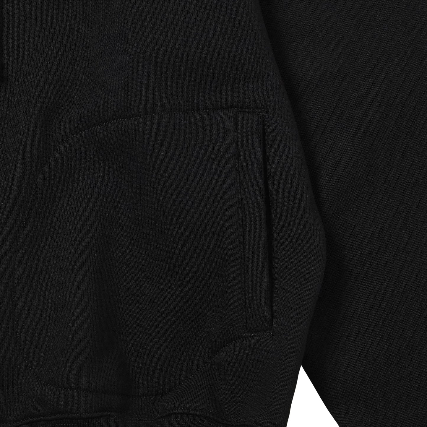 D-POCKET BOXY HOODIE / BLACK