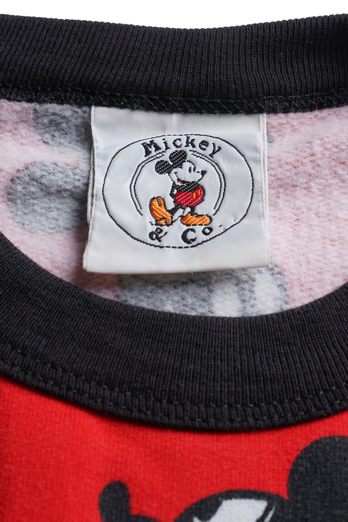 Mickey & Co. Monochrome Mickey Border Sweatshirt