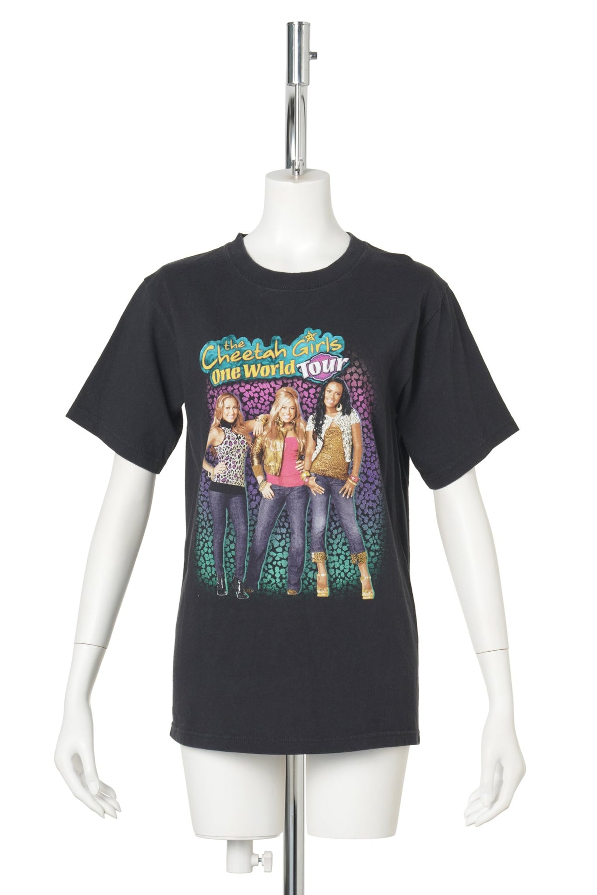 2008 The Cheetah Girls One World Tour T-Shirt / BLACK