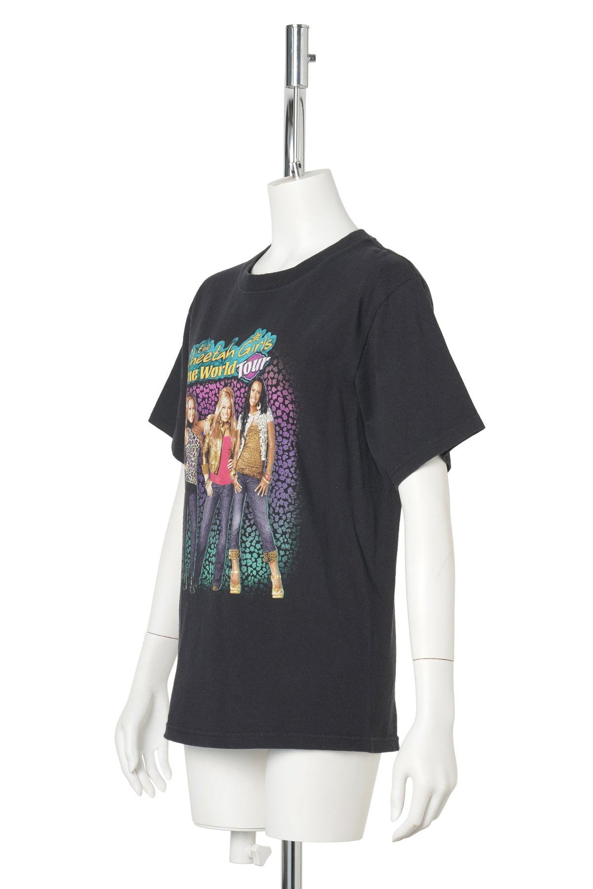 2008 The Cheetah Girls One World Tour T-Shirt / BLACK