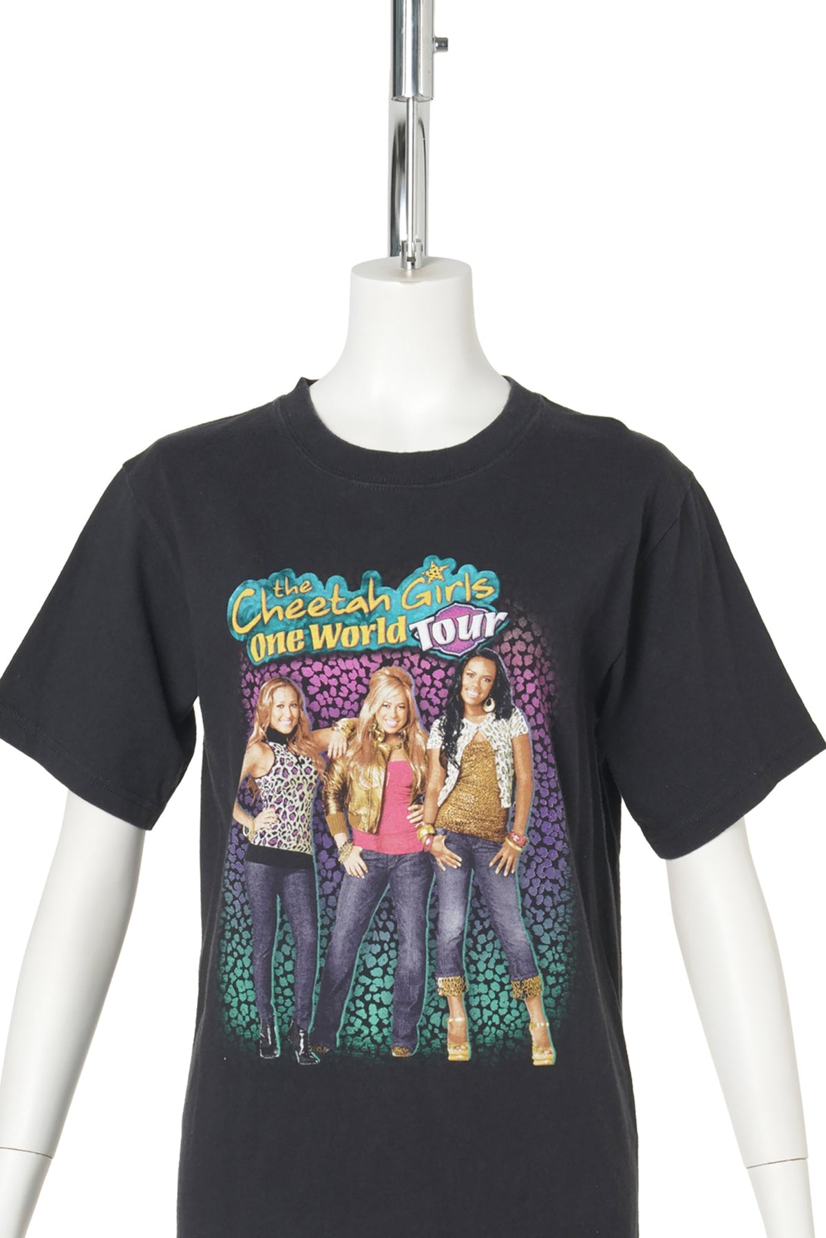 2008 The Cheetah Girls One World Tour T-Shirt / BLACK