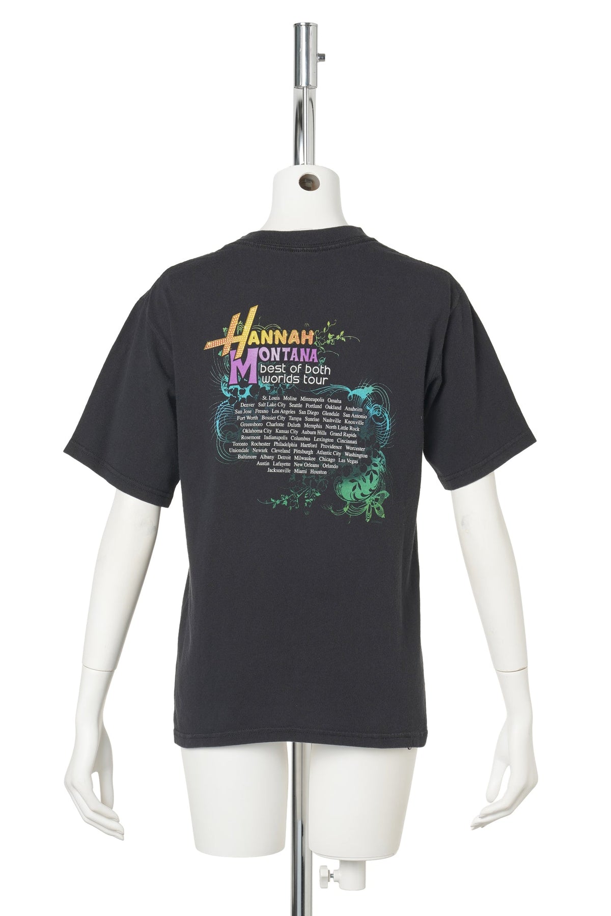 Hannah Montana “Best of Both Worlds Tour” Tee / BLACK