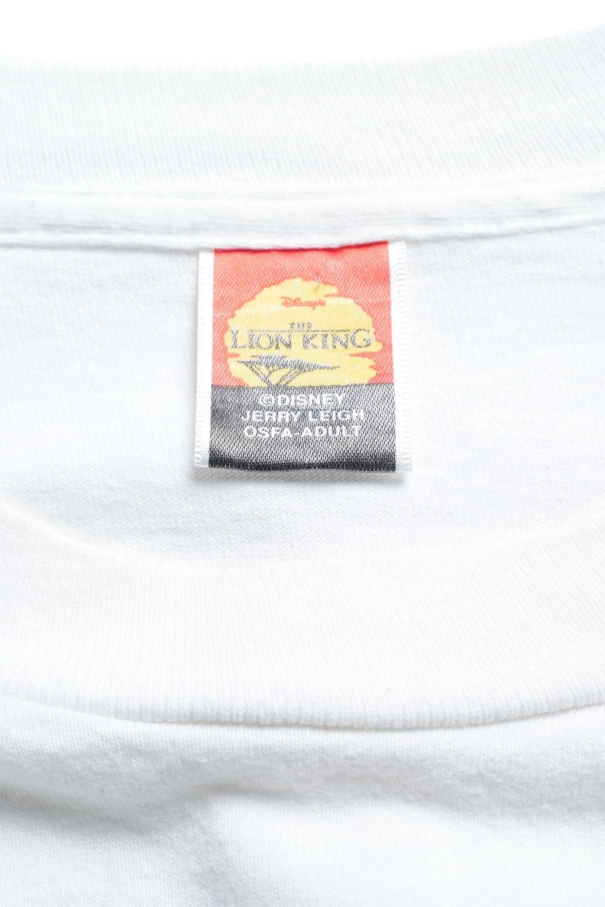 90s The Lion King / Simba & Mufasa Graphic T-Shirt / WHITE