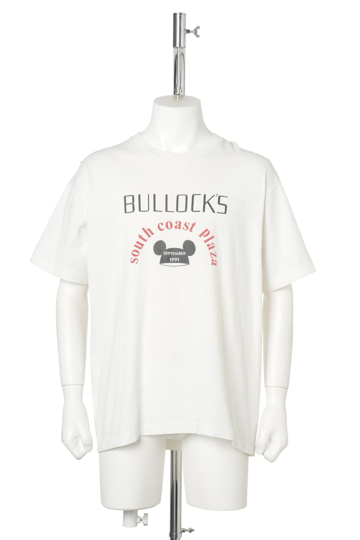 1991 Bullock’s South Coast Plaza × Disneyland T-Shirt / WHITE