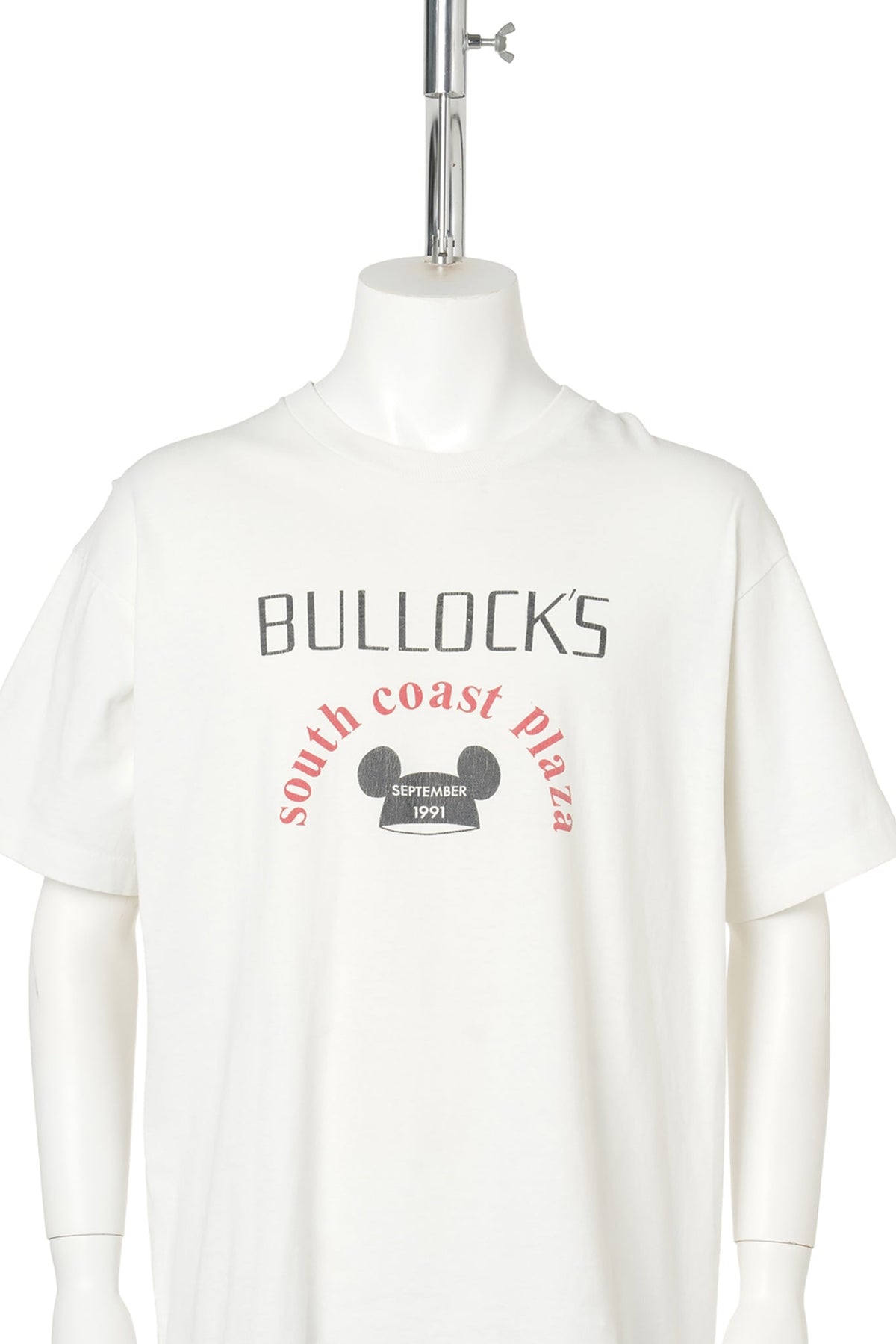 1991 Bullock’s South Coast Plaza × Disneyland T-Shirt / WHITE