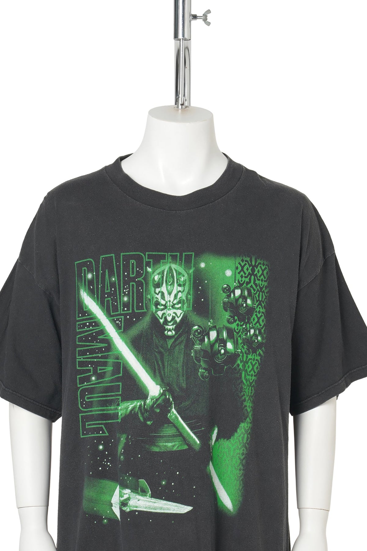 STAR WARS / DARTH MAUL GREEN LIGHTSABER T-SHIRT / BLACK