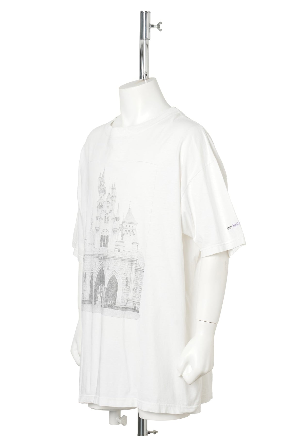 Disneyland Sleeping Beauty Castle / Walt Disney Photo Tee / WHITE