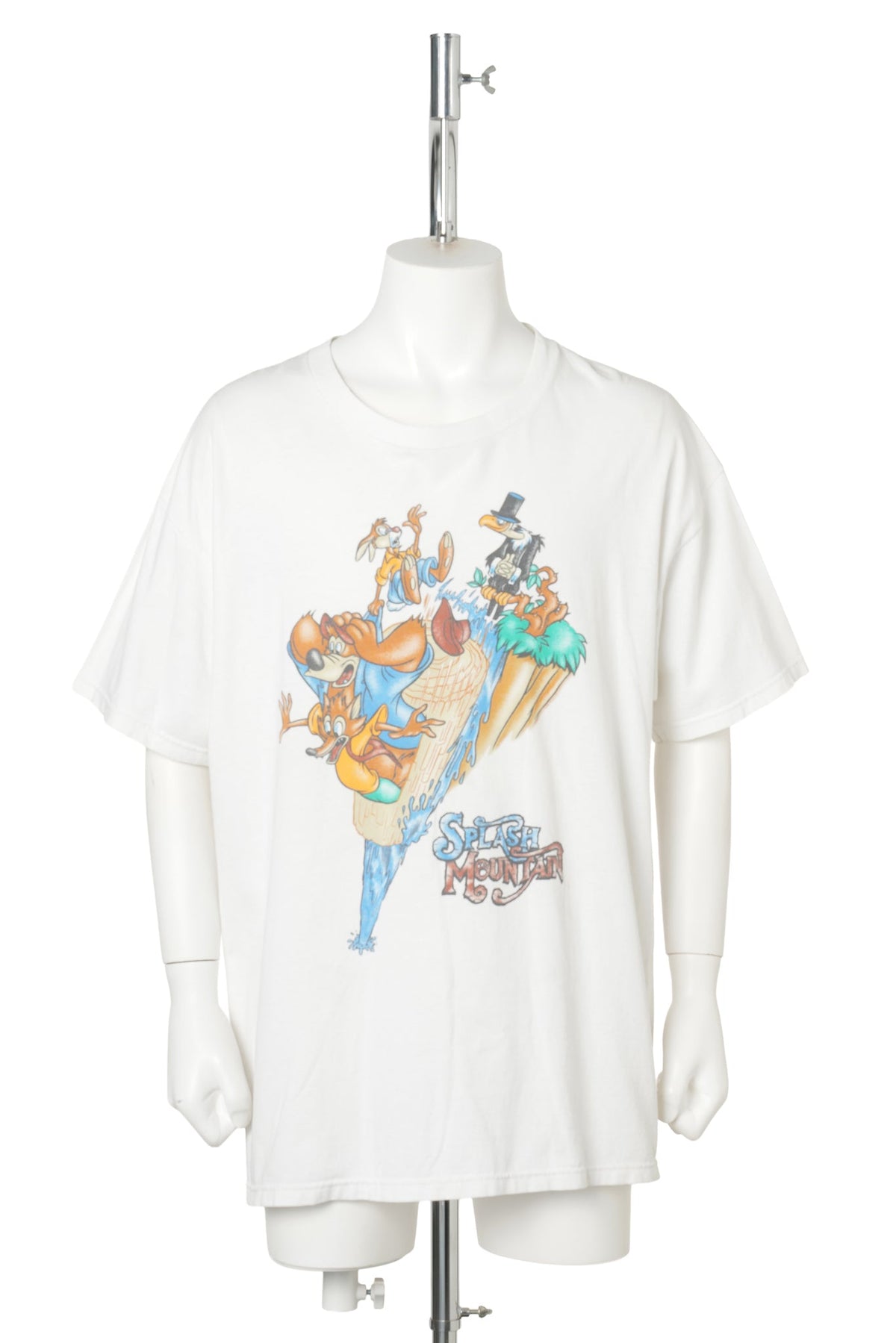 Splash Mountain / 45° Drop Tee / WHITE