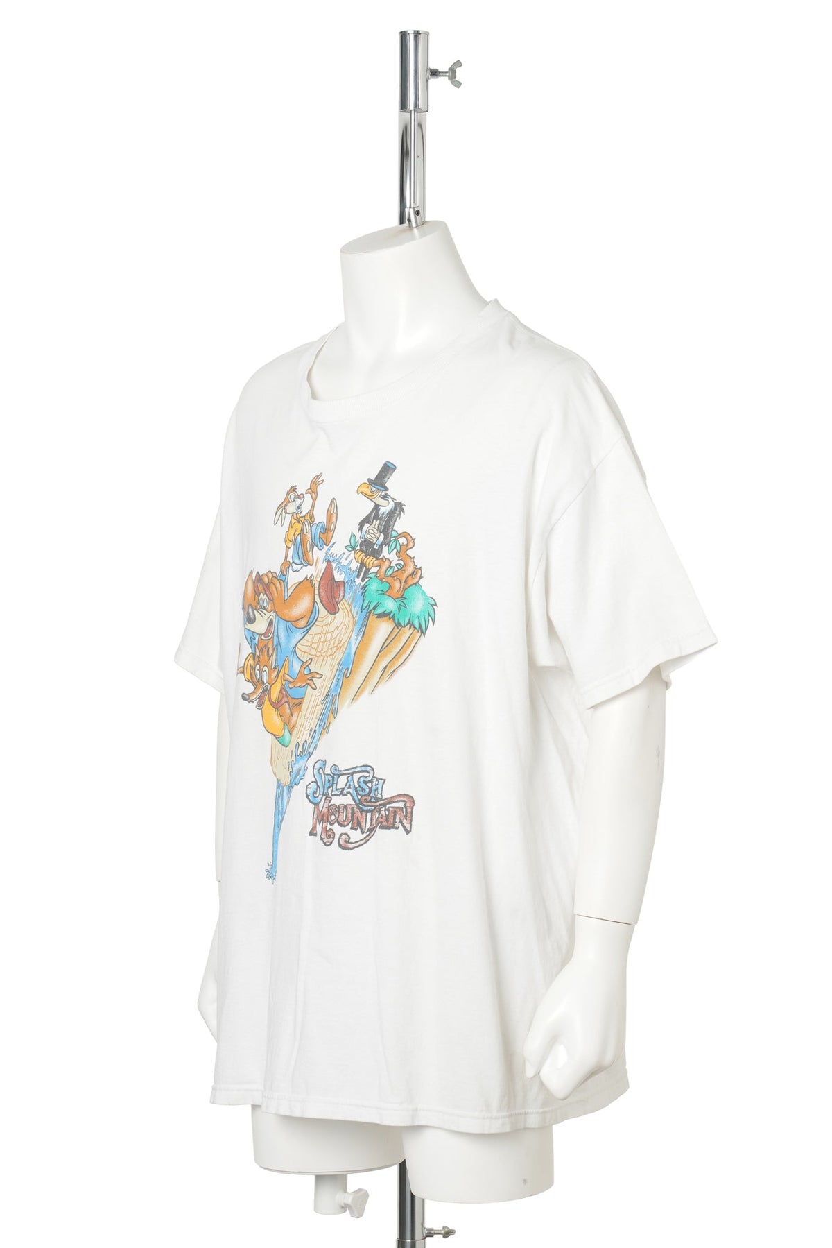 Splash Mountain / 45° Drop Tee / WHITE