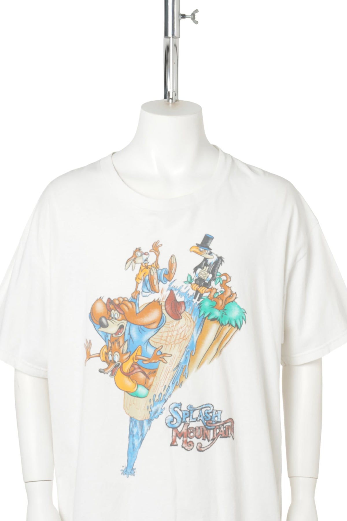 Splash Mountain / 45° Drop Tee / WHITE