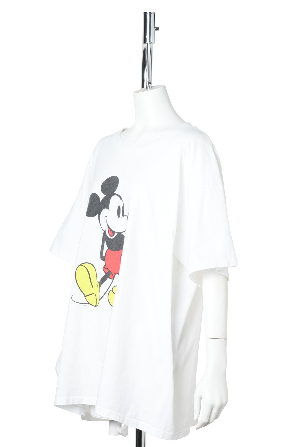 90s Mickey Mouse “Standing Mickey” Tee / ONEITA Body / WHITE