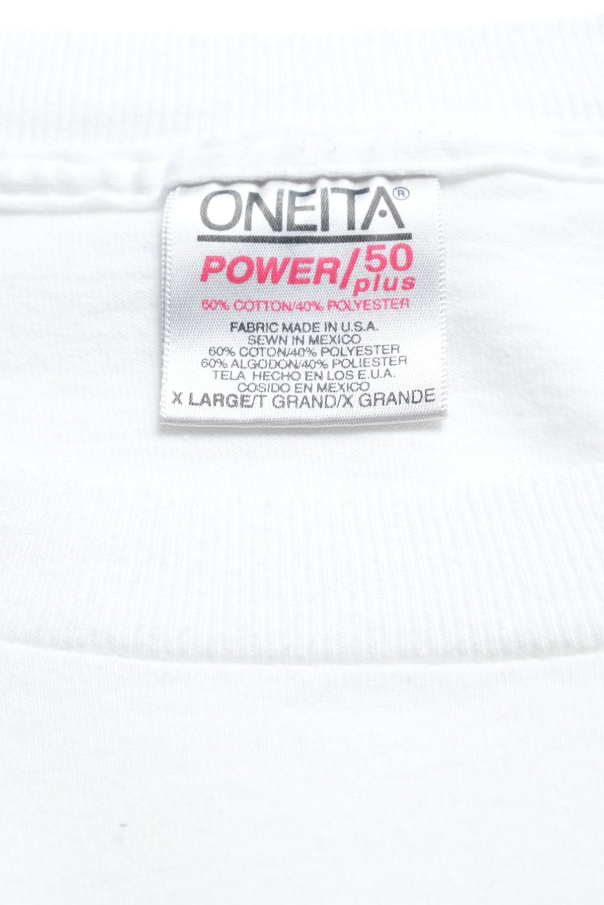 90s Mickey Mouse “Standing Mickey” Tee / ONEITA Body / WHITE