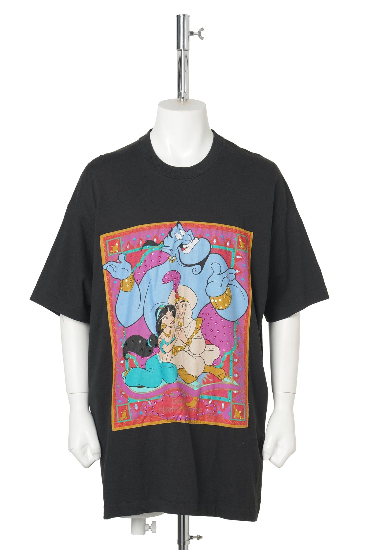 Aladdin & Jasmine “Mickey & Co” Tee – Donnkenny / BLACK