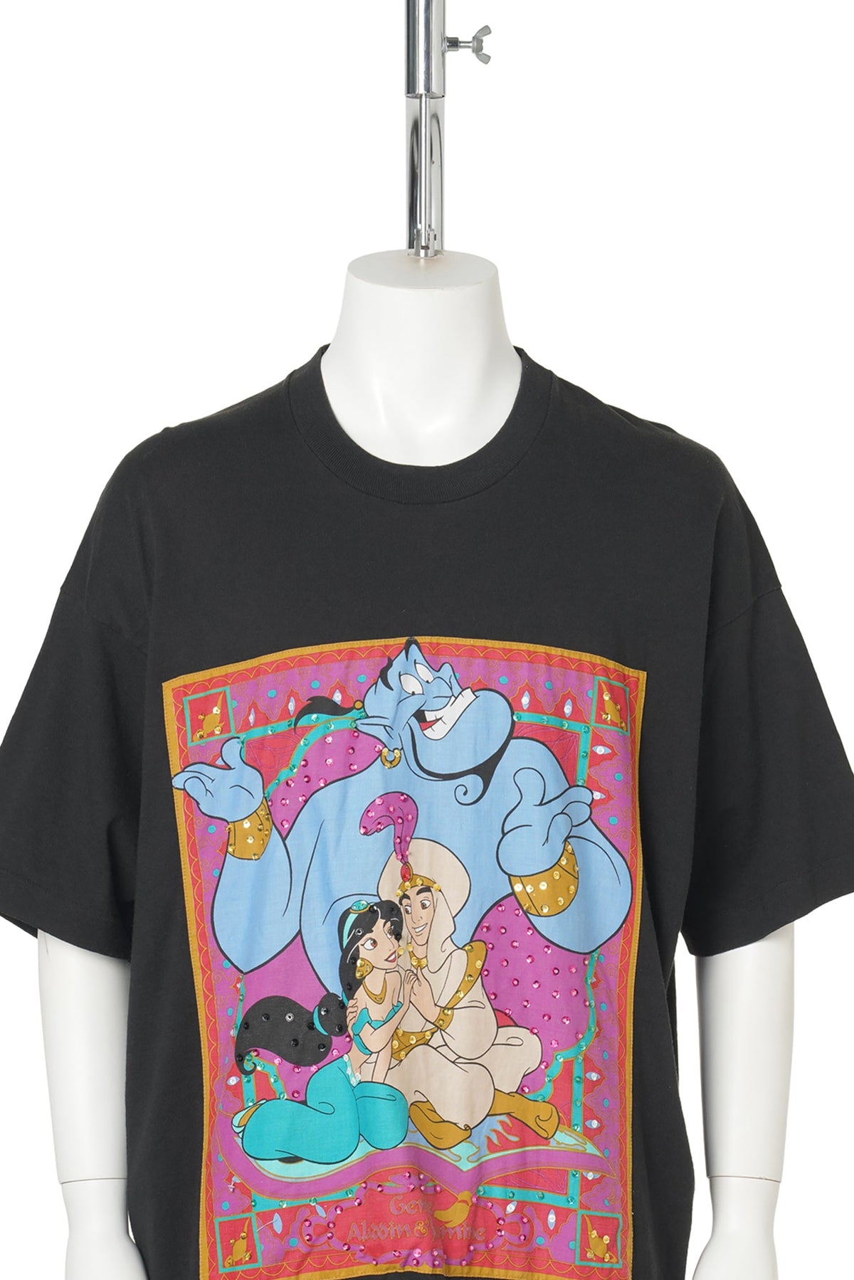 Aladdin & Jasmine “Mickey & Co” Tee – Donnkenny / BLACK