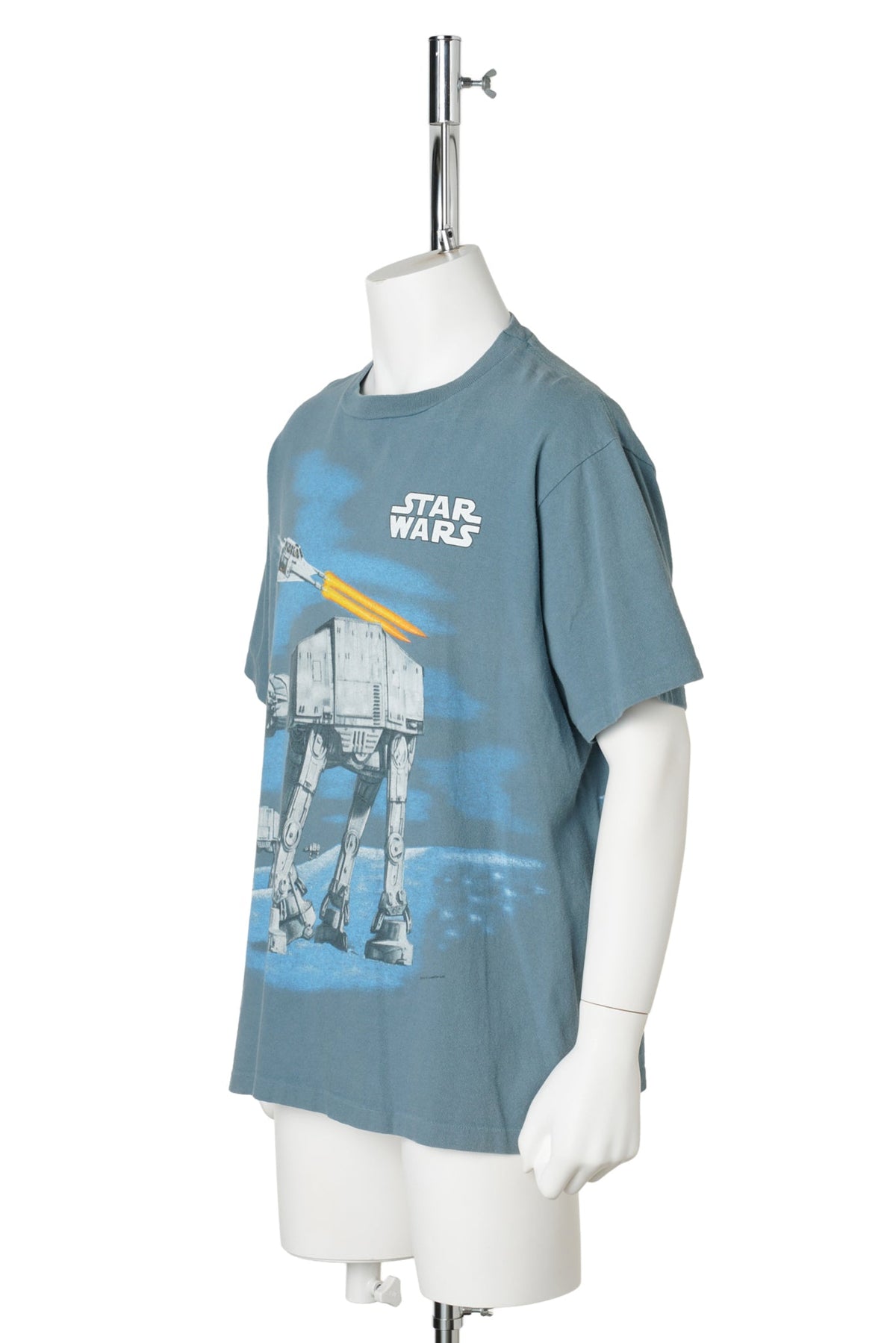 STAR WARS / The Empire Strikes Back “Battle of Hoth” Double-Sided T-Shirt / NAVY