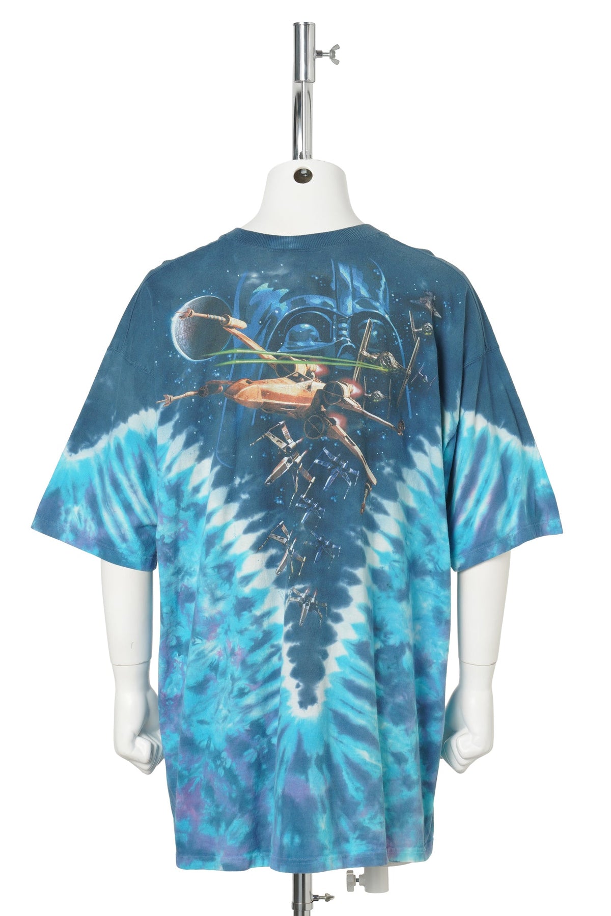 STAR WARS × Liquid Blue “Hildebrandt Artwork / X-Wing” Tie-Dye Tee / MULTI